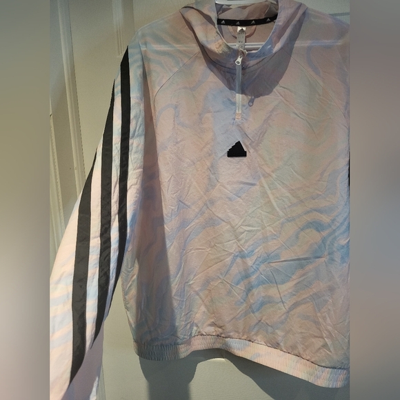 Adidas windbreaker 1/2 zip - Picture 2 of 3